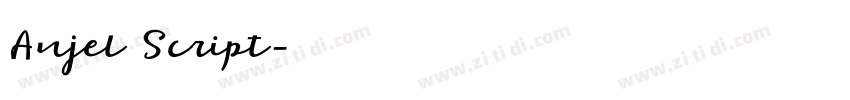 Anjel Script字体转换